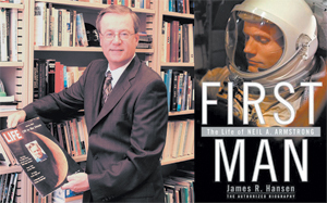 Neil Armstrong okayed the first authorized biography of his life to Dr. Jim Hansen, an Elmhurst High School graduate.  Dr. Hansen will be available for book signing on Thursday, October 27, at Barnes and Noble Booksellers, West Jefferson location.